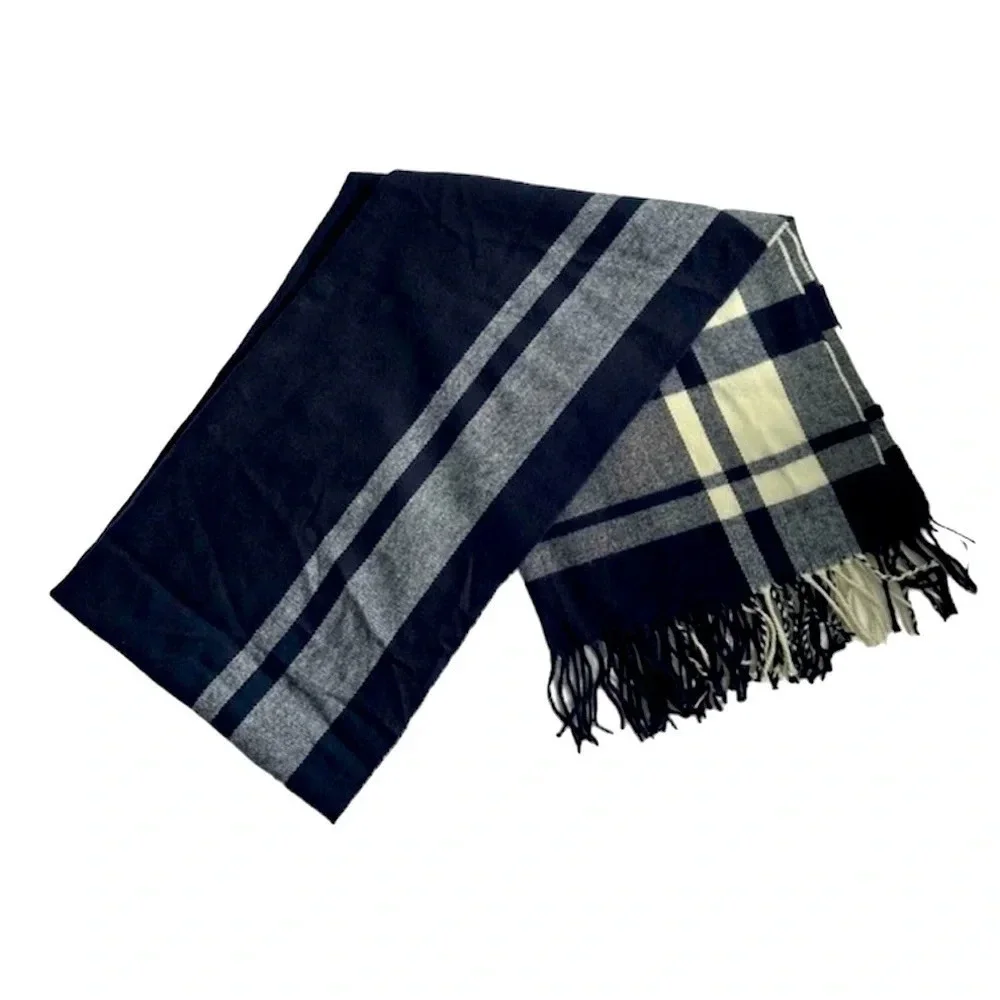 J. Crew Women’s Blue plaid scarf.